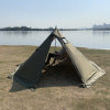 Outdoor Pyramid Tent Flame Retardant Indian Tent