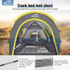 5.5-6.7ft Pickup Truck Bed Tent with Awining Navy